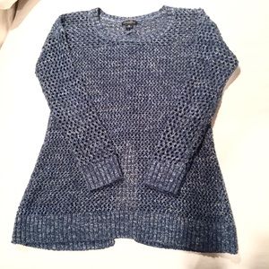 Small LUCKY BRAND Loose Knit Blue Sweater
